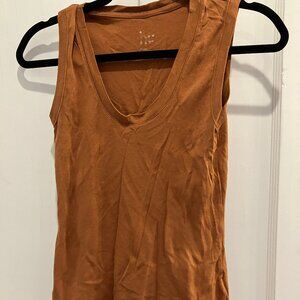 A NEW DAY target womens copper/light brown tank top size small